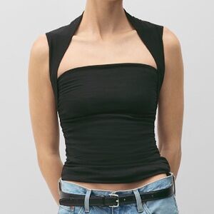 SOLD 🚫 Aritzia Contour Flourish tank in black